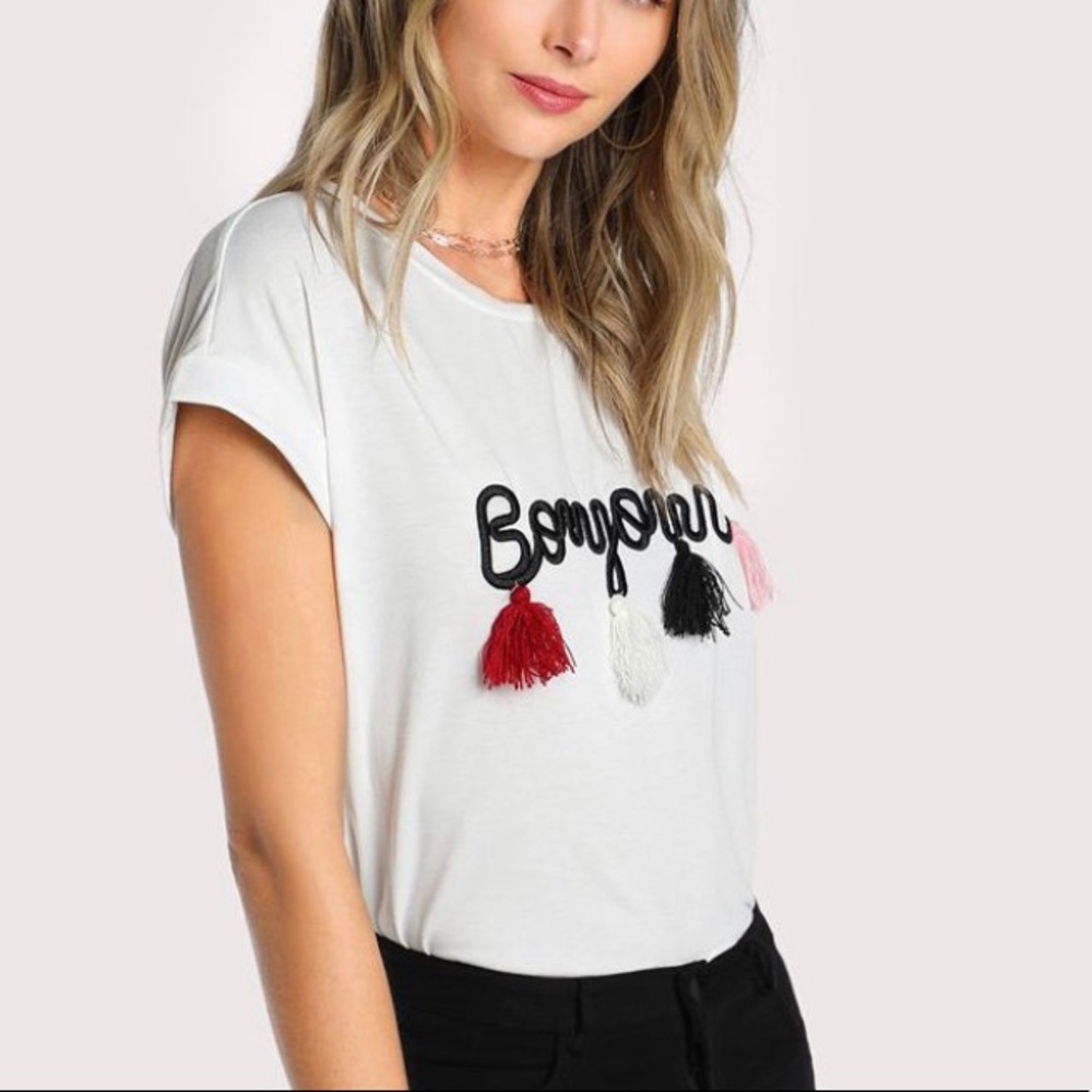 Embroidered t-shirt
